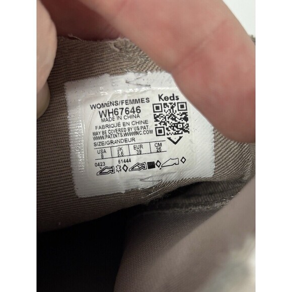 Keds The Platform Chelsea High Top Sneakers Boots Grey Taupe Suede 8 - Picture 9 of 11